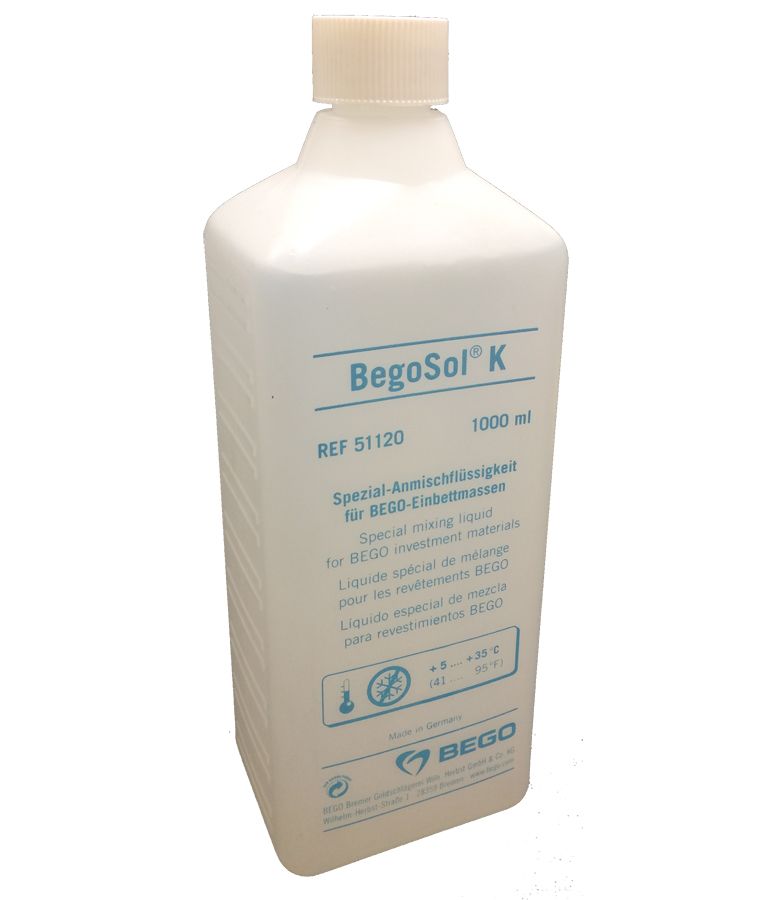 BegoSol K (БегоСол К), 1л - жидкость для замешивания паковочной массы BEGO, Германия