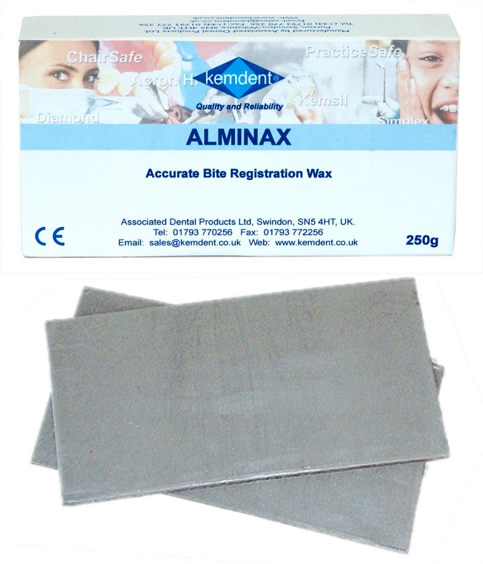 Alminax Bite Wax Алюминиевый воск для регистрации прикуса (Алюмовоск, Альминакс) (500гр), Kemdent, Англия