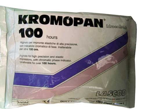 Кромопан (Kromopan)- альгинатный слепочный материал 450г (LASCOD, Италия)