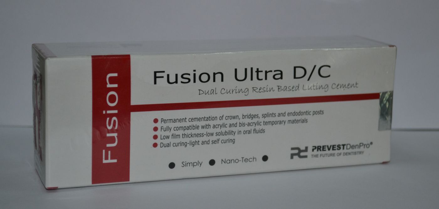 Fusion ULTRA D/C Цемент двойного отвержд. для коронок и мостов, база 4,5 гр.+ кат.4,5 гр.