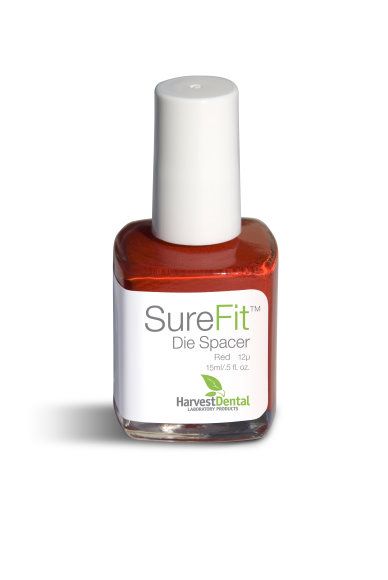 SureFit – штумпфлак красный, 15мл, толщина слоя 12 мкм