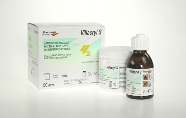 Viliacryl S Самоотверждаемый полиметакрилатный материал предназначендля ремонта зубных протезов.