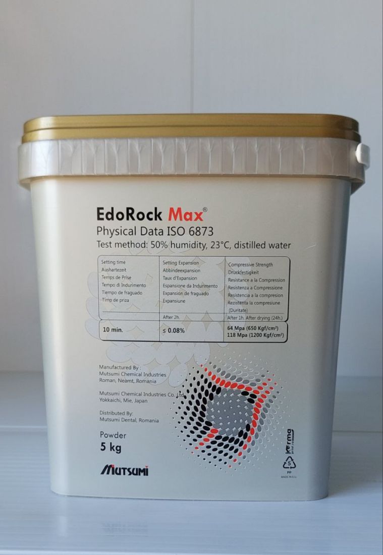 ГИПС 4 КЛАССА EdoRock Max® 5кг, цвет золотисто-коричневый, Мутсуми Япония