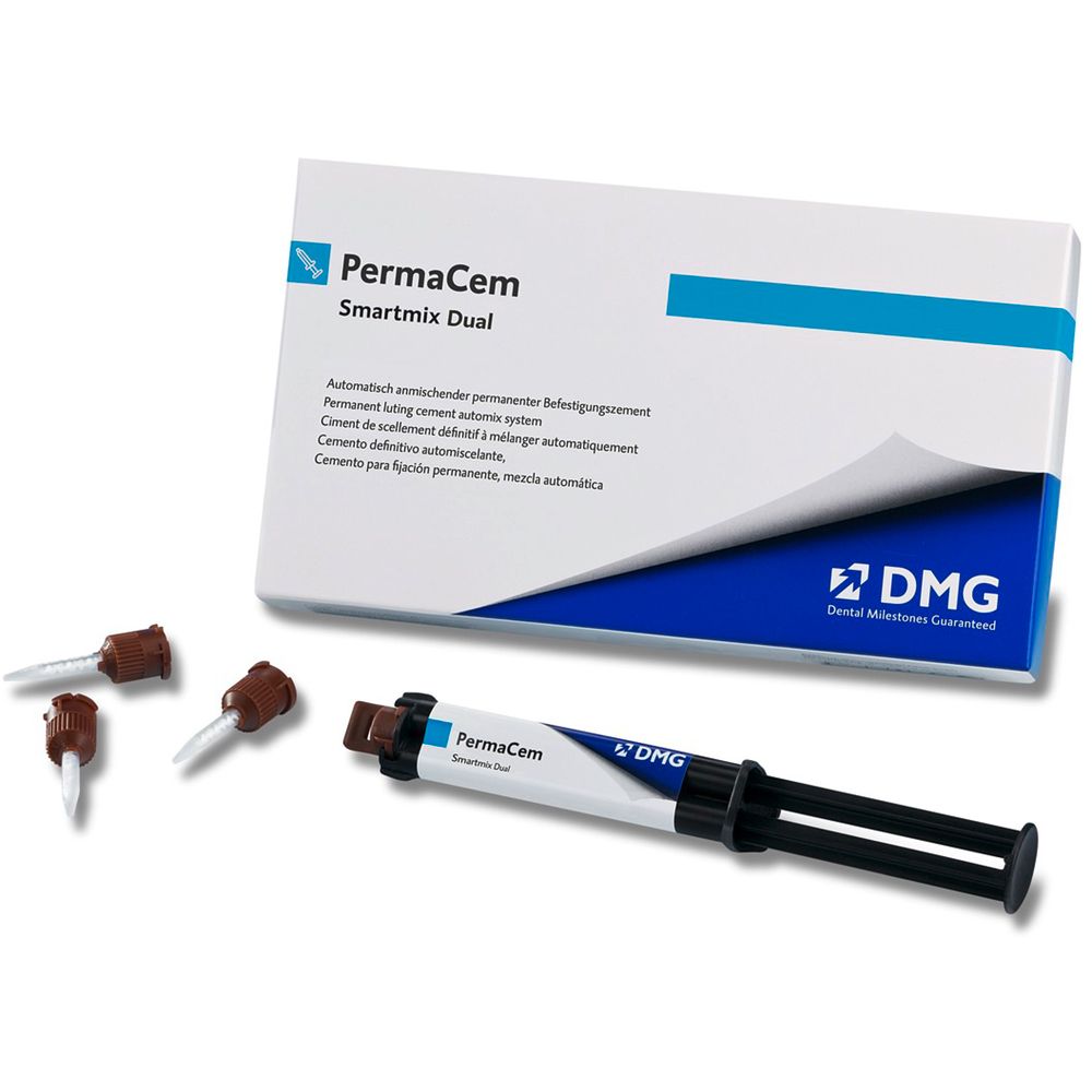PermaCem Smartmix Dual, пермацем Смартмикс Дуал, 2 шприца по 10 г, 20 насадок