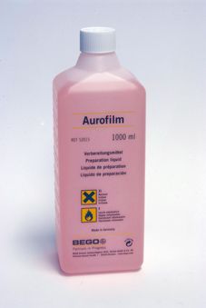 Aurofilm (Аурофильм) - спрей для снятия напряжения с восковых и силиконовых поверхностей (наполнитель без спрея), 1 л., Bego, Германия