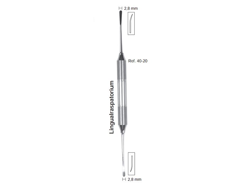 Распатор-микро двусторонний 2,8-2,8 mm Артикул: 40-20