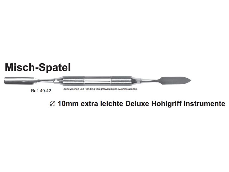 Шпатель для замешивания костного материала (ручка «DELUXE», o 10 mm) Артикул: 40-42