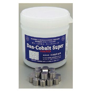 Металл для бюгельного протезирования DAN Cobalt Super Hard (кобальт-хром), cостав: Co-60%. Cr-30%, Mo-6%, Fe-3%, Si-0.8%, C-0.2%; твёрдость 450HV, заготовки - каплевидные, 1кг, NIHON SHIKA KINZOKU