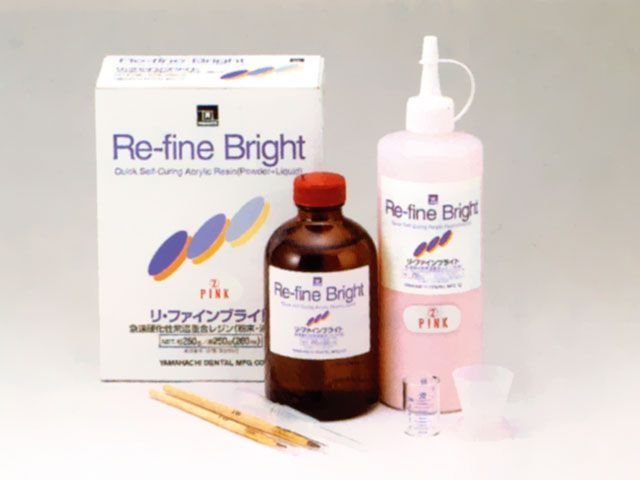 Ре-Файн Брайт (Re-fine Bright), акриловая пластмасса, порошок 50 гр, YAMAHACHI, Япония