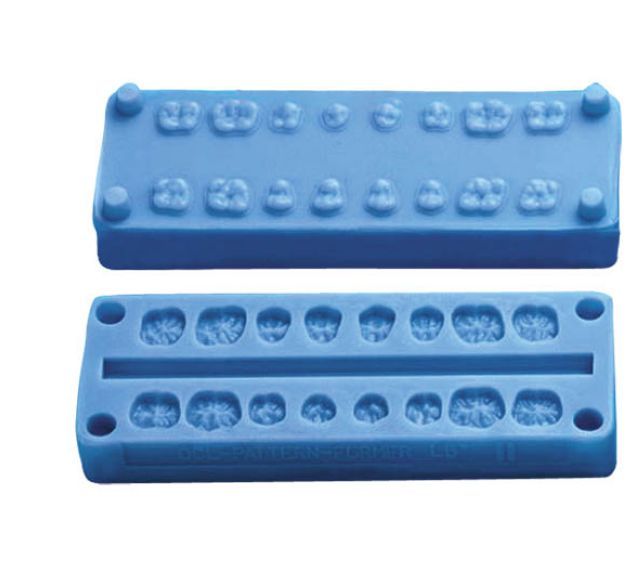 Форма силиконовая для изготовления оклюзионной поверхности боковых зубов