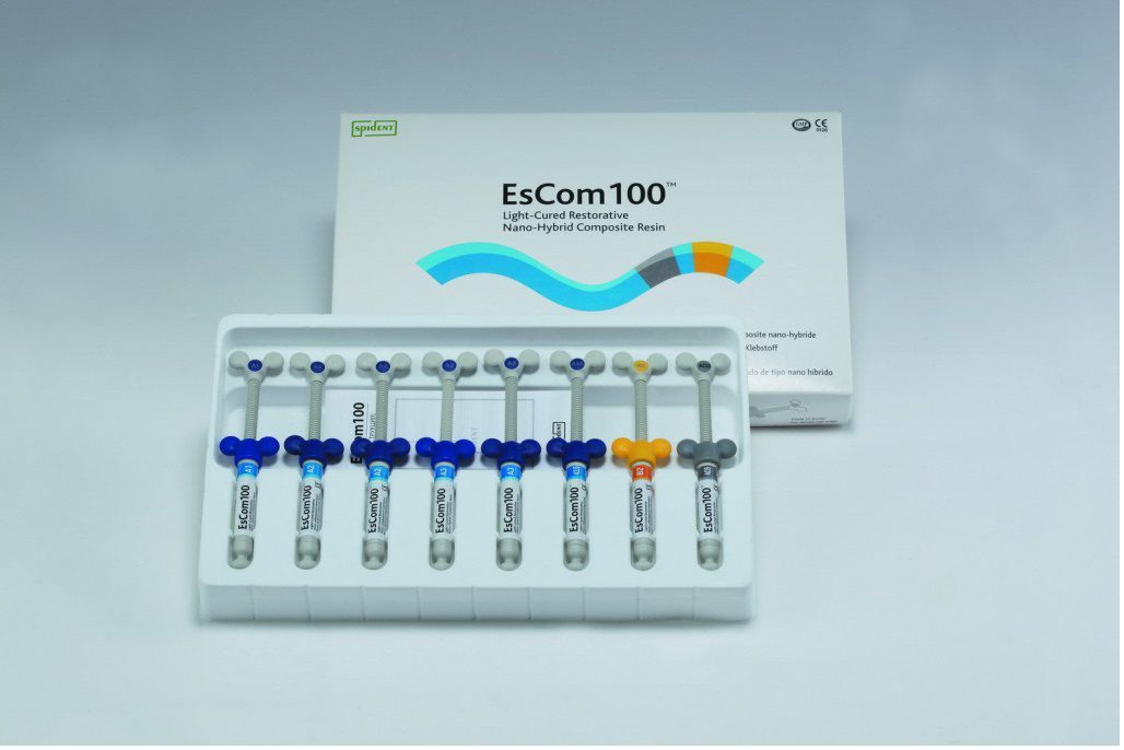 EsCom100 (Эском) набор 8шпр*4гр универсальный наногибридный композит
