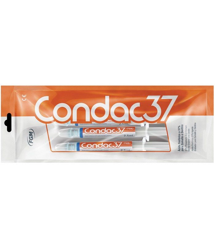 CONDAС 37% (Кондак) 3шпр*2,5мл Протравочный гель, FGM, Бразилия