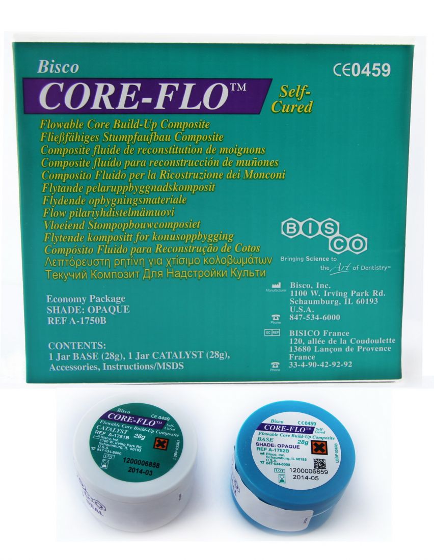 CORE-FLO (Natural) - композит химического отверждения в экономичной упаковке (2 банки по 28 г), натуральный арт A-17610
