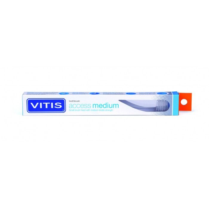 Витис medium access зубная щетка с щетинками средней жесткости в твердой упаковке (1 шт) арт 5212878