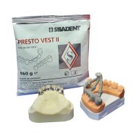 Presto Vest II (Престо Вест II) 20 кг (125 пакетовх160 гр) - паковочная масса для коронок и мостовидных протезов Siladent, Германия