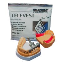 TeleVest (ТелеВест) 5 кг (32 пакетах160 гр) - паковочная масса для телескопических коронок, Siladent Германия