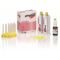 Gingifast Elastic - (2х50мл+смесители) А-Силикон для воспроизведения десны на модели в зуботехнической лаборатории. эластичный (десневая маска)