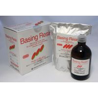 Basing Resin Powder+Liquid Pink(1000 гр+500 мл )-пластмасса медленной холодной полимеризации для изготовления индивидуальных ложек, 7 мин либо 4мин