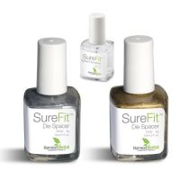 SureFit – штумпфлак набор (золотистый, серебристый, разбавитель)