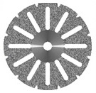 Акрил 12 прорезей - Диск алмазный Агри 22мм крупное зерно тонкое основание 350 524 220-Т7