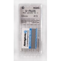 Файлы машинные U-Files №15 (6шт) (У-файлы) файлы для эндочака, Mani, Япония