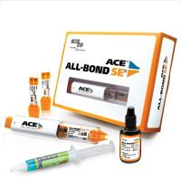 ACE All-Bond SE System Kit - самопротравливающий адгезив, набор: 2 картриджа ACE All-Bond SE (по 2 мл), 1 диспенсер АСЕ, рентгеноконтрастная выстилка All-Bond SE Liner (4 мл), протравка Uni-Etch с ВАС (5 гр), аксессуары арт U-30100K