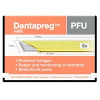 Dentapreg PFU (Дентапрег) - нити для шинирования и микропротезирования (2 x 0,3 x 50мм), (Чехия)