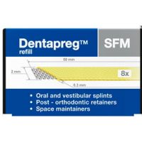 Dentapreg SFM (Дентапрег) - нити для шинирования и микропротезирования, (2 x 0,2 x 50мм), (Чехия)